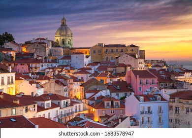 Lisbonne Portugal Image Du Paysage Urbain Photo De Stock Modifiable