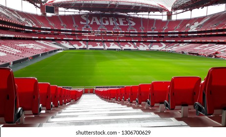 LISBON, PORTUGAL - JAN 27, 2019: Estadio Da Luz (Stadium Of Light), Home Stadium For The S.L. Benfica.