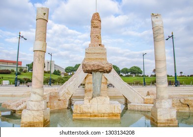 Lisbon - Portugal - January 2019: Amália Rodrigues Park.