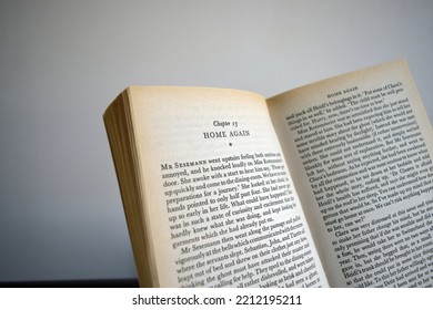 Lisbon, Portugal - October 03th, 2022: Open Book. Text In English, From The Book 