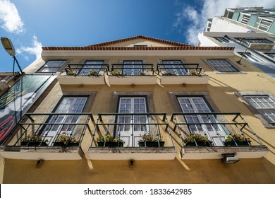 LISBON, PORTUGAL - OCTOBER 8, 2020: Beautiful View To Historic Amalia Rodrigues Fado Singer Museum House