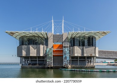 Lisbon, Portugal - September 22 2022: Oceanarium At Park Of The Nations In Lisbon (Parque Das Nações)