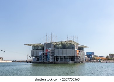 Lisbon, Portugal - September 22 2022: Oceanarium At Park Of The Nations In Lisbon (Parque Das Nações)