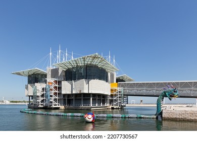 Lisbon, Portugal - September 22 2022: Oceanarium At Park Of The Nations In Lisbon (Parque Das Nações)