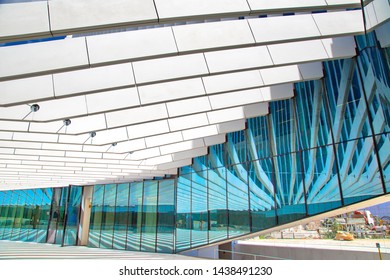 Lisbon, Portugal-May 20, 2019: Modern Architecture Of Lisbon, EDP, Portugal Energy Building