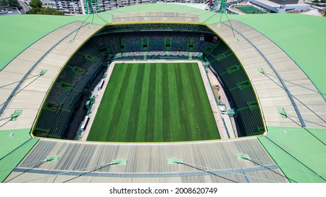 Lisbon,Portugal July 2021.Aerial View Of The José Alvalade Stadium, Home Of Sporting Clube Portugal.Portuguese, Eclectic And Multisport Club, Founded On July 1, 1906. 