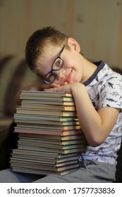 List Of Literature For The Summer, A Boy In Library, A Child Likes To Read, Misses School