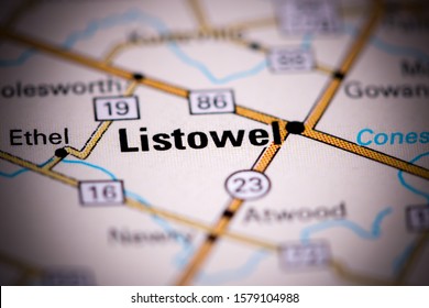 Listowel. Canada On A Map