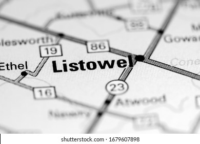 Listowel. Canada On A Map