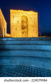 Listowel Castle In County Kerry At Night