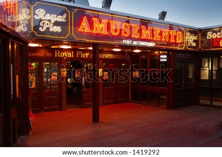 Similar – Coney Island entrance sign to subway