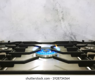 Lit Gas Hob, Wok Burner, Range Cooker