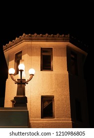 Lit up tower