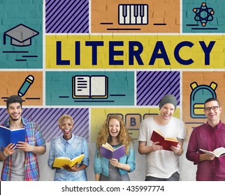 Literacy Study Reading Learning Wisdom Concept