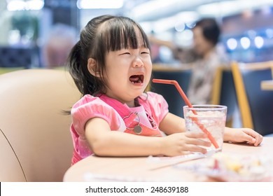 Little Asian Girl Crying