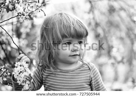 Similar – Happy little girl playing in a urban playground.