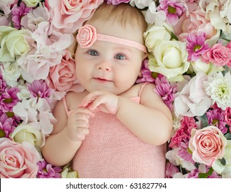flower and baby