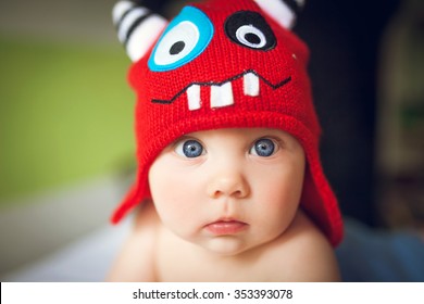 Little Baby In A Funny Hat