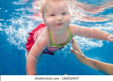 Happy Little Girl Swimming Pool Stock Photo (Edit Now) 570544492