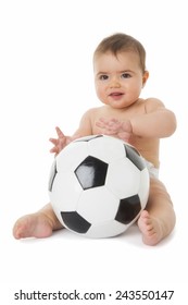 Little Baby Playing Football Stock Photo 243550147 | Shutterstock