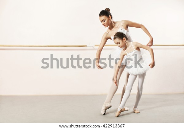 Little Dancing Ballet Teacher Dance Stock (Edit Now) 422913367