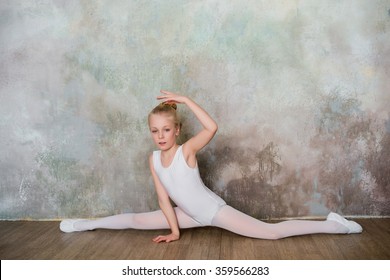 Similar Images, Stock Photos & Vectors of Little ballet dancer sitting ...