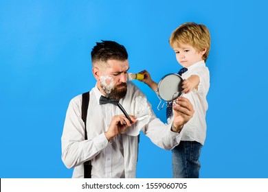 Barber Father Images Stock Photos Vectors Shutterstock