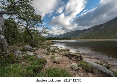 Little beach at end of long winding road Glen Etive - Powered by Shutterstock