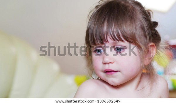 Little Beautiful Girl Baby Infante Caucasian Stock Photo Edit Now