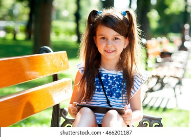 Little Beautiful Girl Playing Park Game Stock Photo 466201187 ...