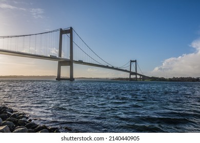 Little Belt Bridge In Sunset