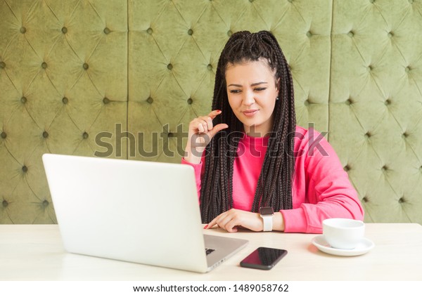 Little Bit Portrait Attractive Young Girl Stock Photo Edit