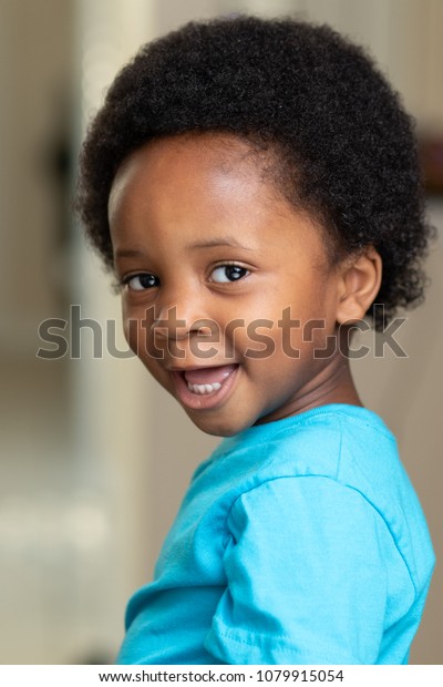 Little Black Boy Smiling Royalty Free Stock Image
