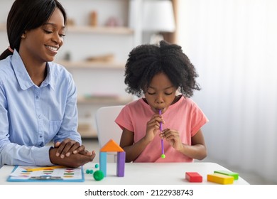 Little Black Girl Bushy Hair Sitting Stock Photo 2122938743 | Shutterstock