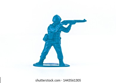 blue plastic army men