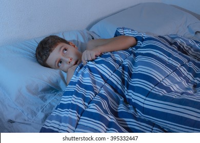 Kid Scared Bed Images Stock Photos Vectors Shutterstock