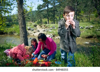 Little Boy Eating Last Cookie