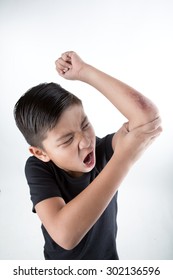 Little Boy Injury On His Arm