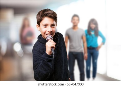 Little Boy Singing