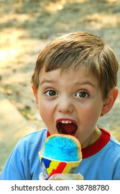 Little Boy Snowcone