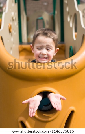 Similar – Image, Stock Photo Baby fun Joy Happy