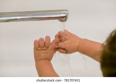 Little Boy Washing Hand