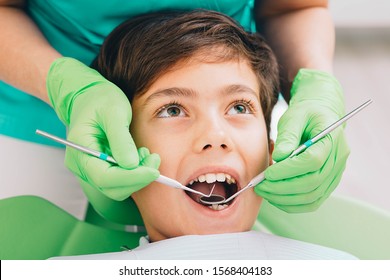 Little Boy While Teeth Exam Dental Stock Photo 1568404183 | Shutterstock