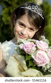 Little Bridesmaid Portrait