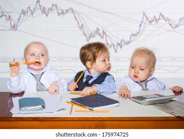 Little businessman portrait in office - Powered by Shutterstock