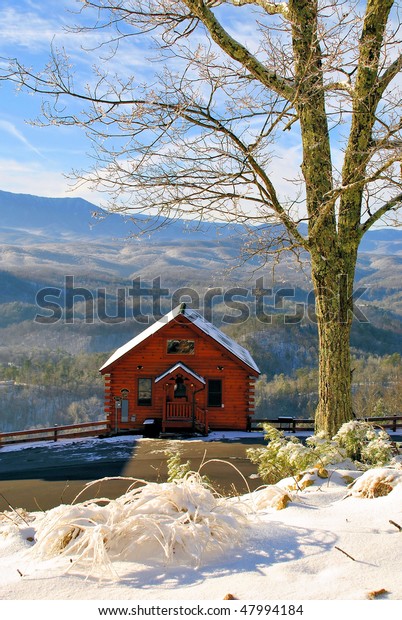 Little Cabin Smoky Mountains Tennessee Stock Photo Edit Now 47994184