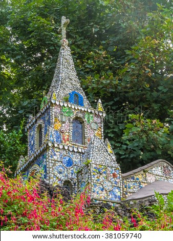 Little Chapel is smallest chapel in the world, Guernsey, Channel Islands