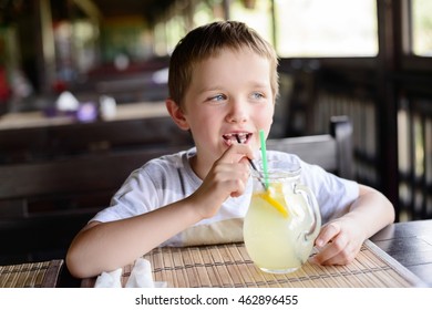 Little Child Boy Enjoying His Delicious Stock Photo 462896455 ...