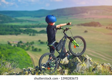 boy biking