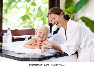 Mother Family Bath
